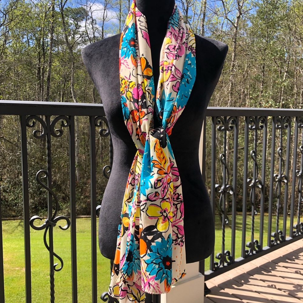 Floral Multicolor Scarf